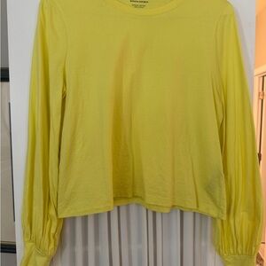 Banana Republic Sunny Yellow Long Sleeve Tee